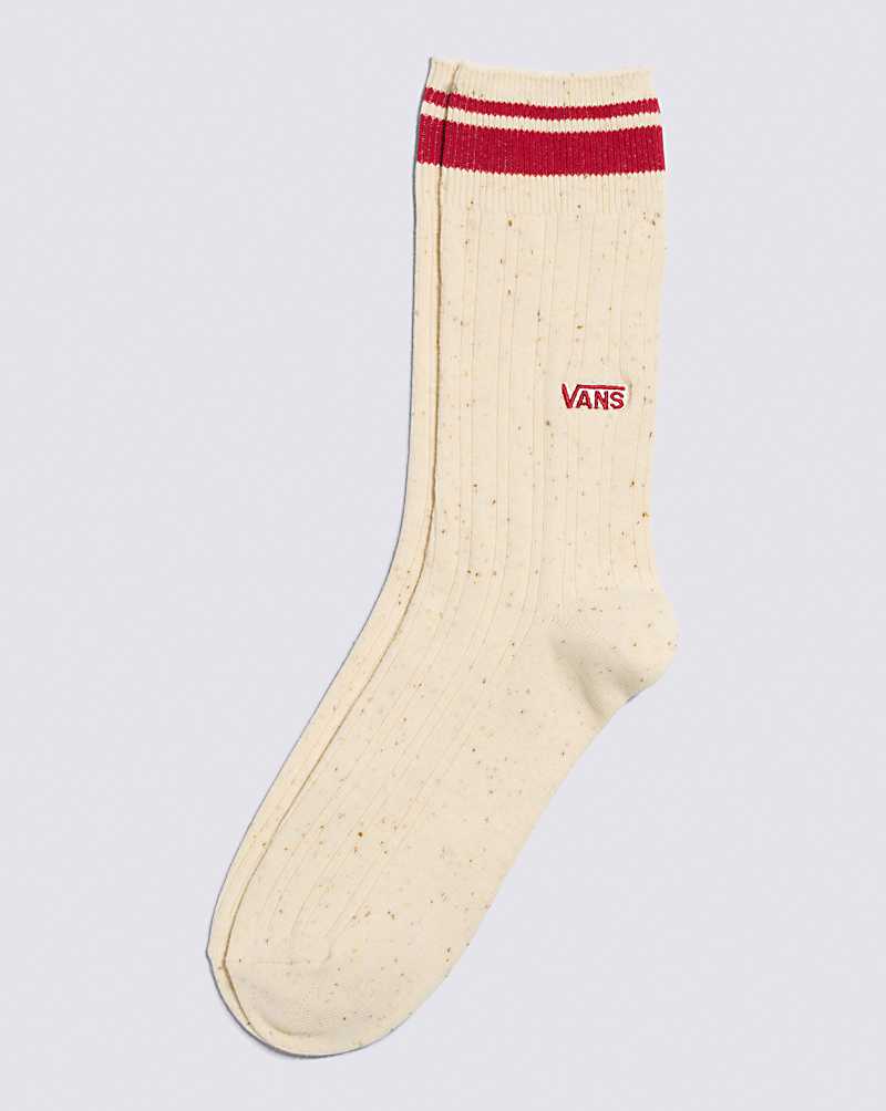 Vans Classic Crew Men Socks White | VJ1-8685