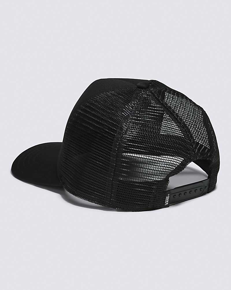 Vans Classic Curved Bill Trucker Men Hats Black | UU1-5344