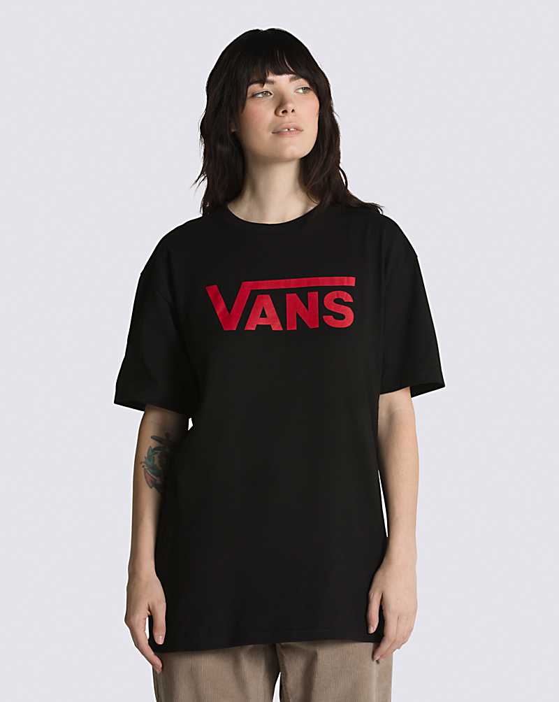 Vans Classic Men T Shirts Black / Red | RV1-3273