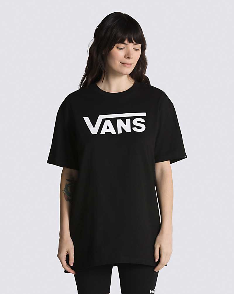 Vans Classic Men T Shirts Black / White | UW1-6513