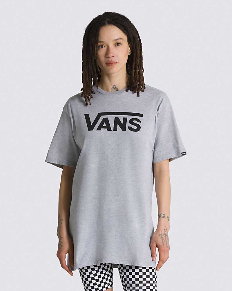 Vans Classic Men T Shirts Grey / Black | MT1-6443