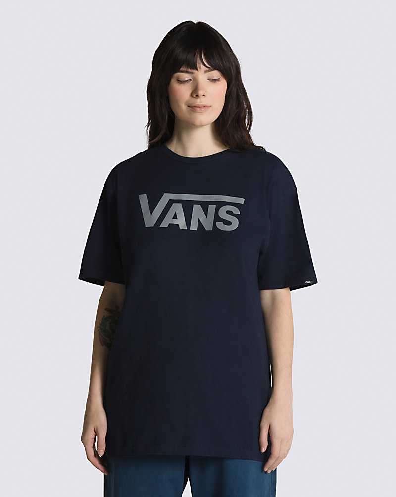 Vans Classic Men T Shirts Navy | KR1-6648