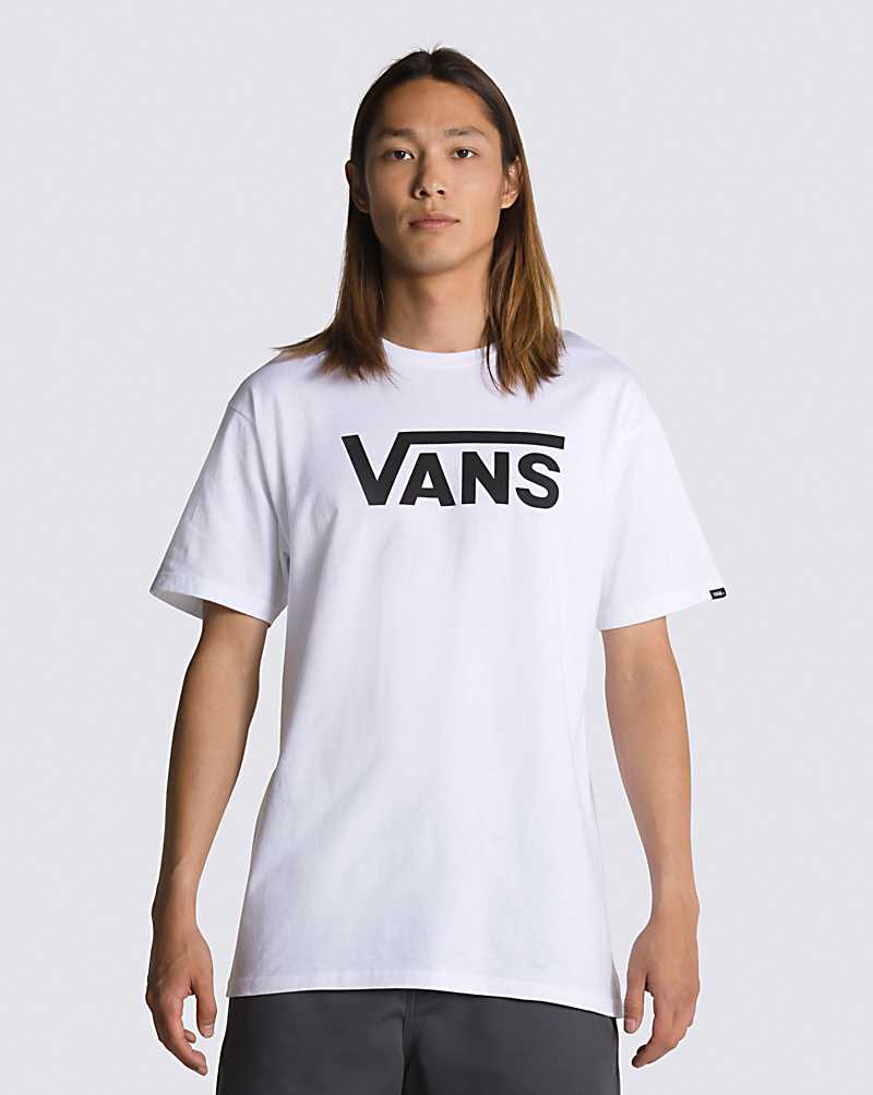 Vans Classic Men T Shirts White / Black | QL1-3104