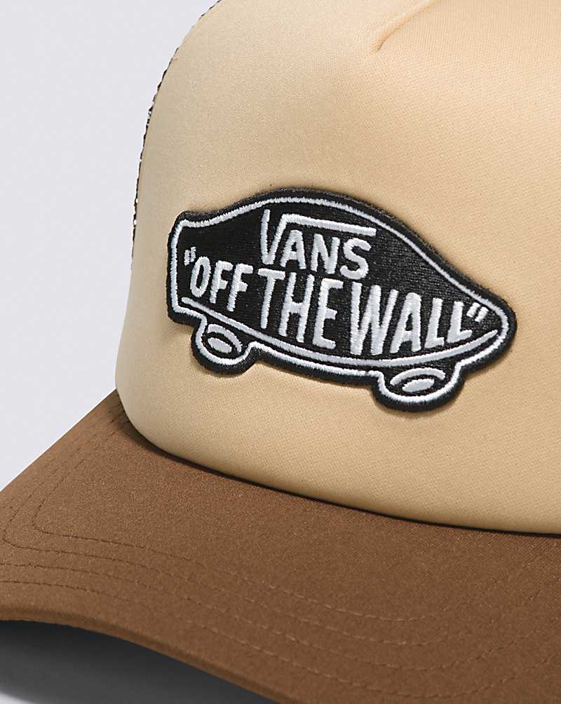 Vans Classic Patch Curved Bill Trucker Men Hats Dark Yellow | KU1-7491