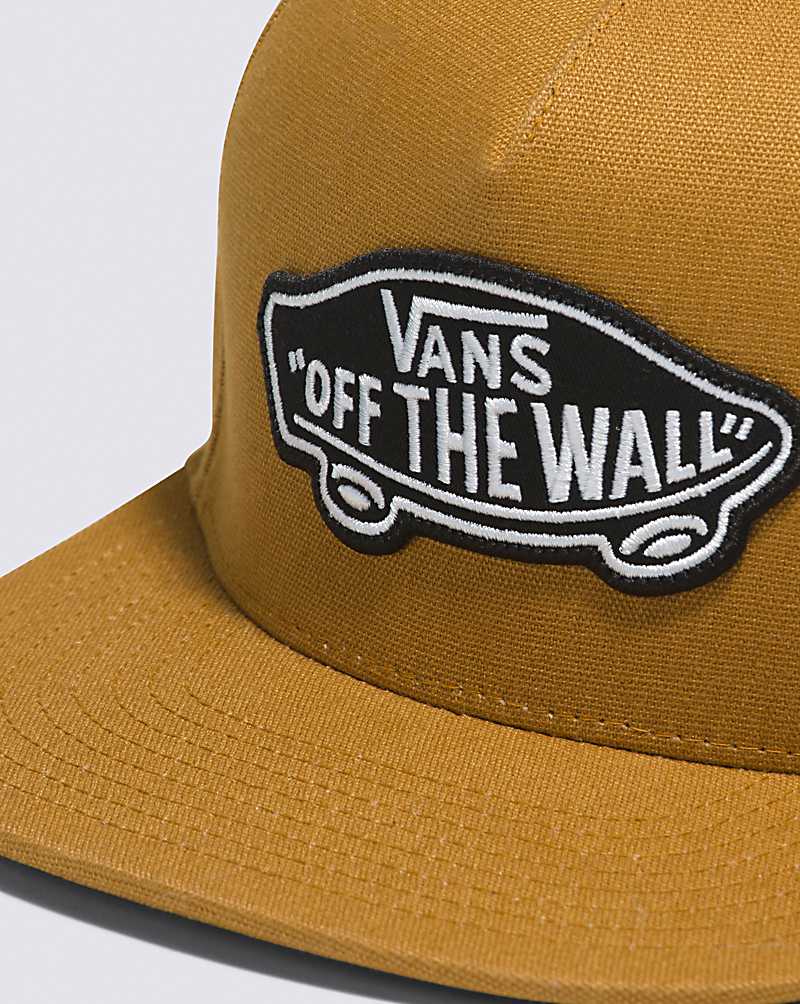 Vans Classic Patch Snapback Men Hats Gold Brown | SW1-7211