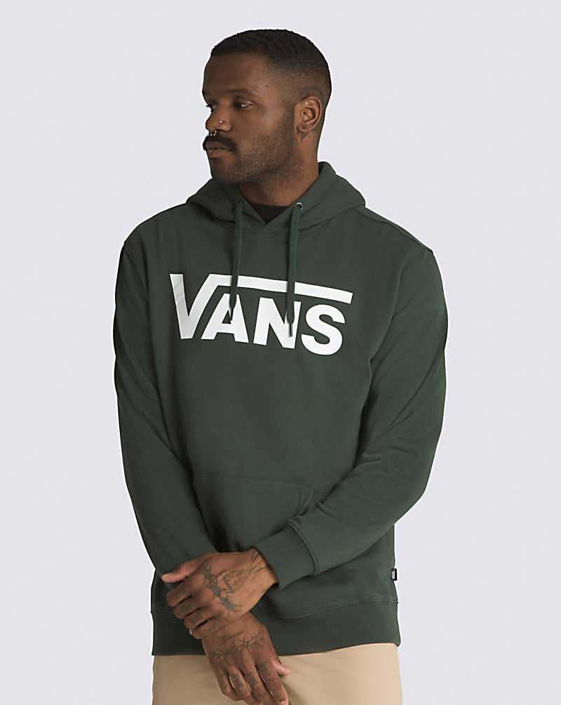 Vans Classic Pullover Men Hoodie Deep Green | UN1-9249