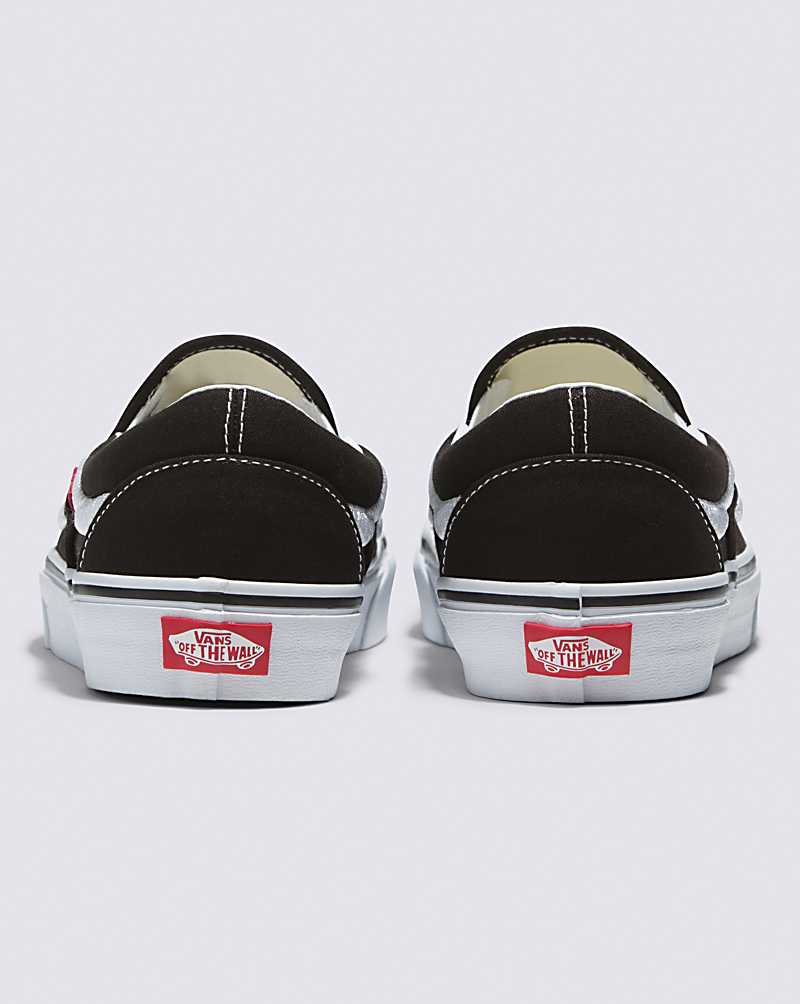 Vans Classic Slip-On 138 Sidestripe Shoe Women Slip On Shoes Black / White | UU1-4075