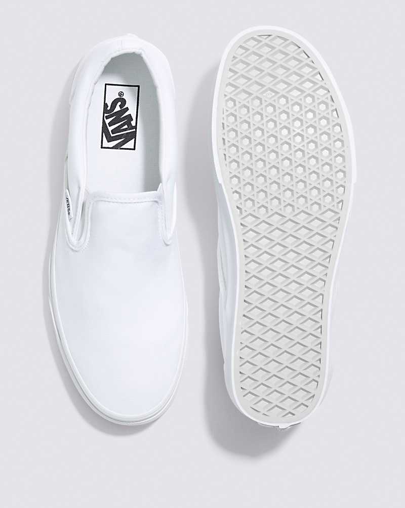 Vans Classic Slip-On Classics Shoe Men Slip On Shoes White | VR1-9180