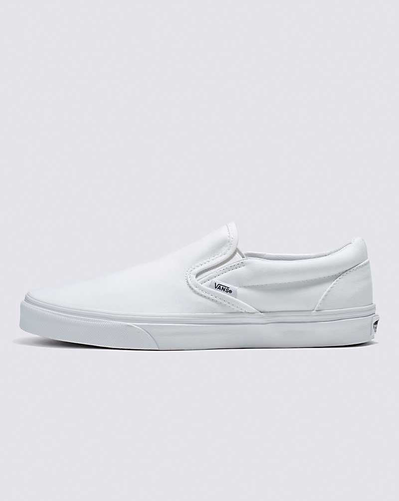 Vans Classic Slip-On Classics Shoe Men Slip On Shoes White | VR1-9180