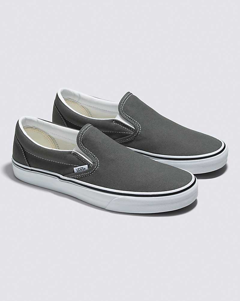 Vans Classic Slip-On Classics Shoe Men Slip On Shoes Charcoal | YQ1-2820