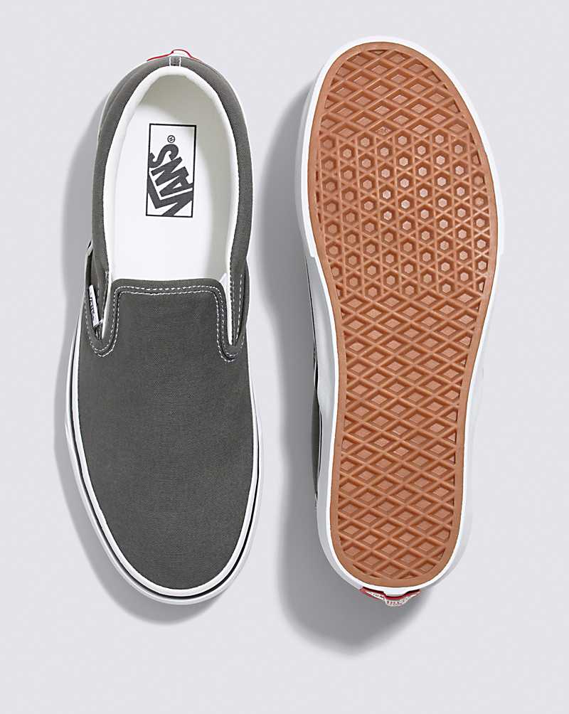 Vans Classic Slip-On Classics Shoe Men Slip On Shoes Charcoal | YQ1-2820