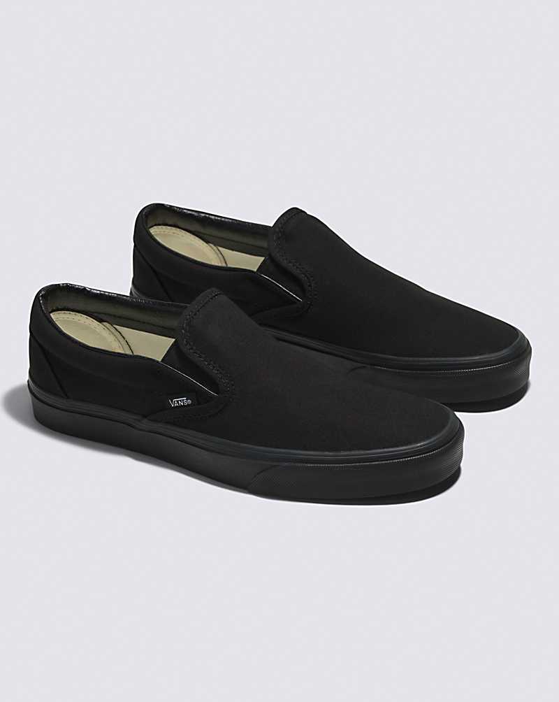 Vans Classic Slip-On Classics Shoe Men Slip On Shoes Black / Black | QY1-2327