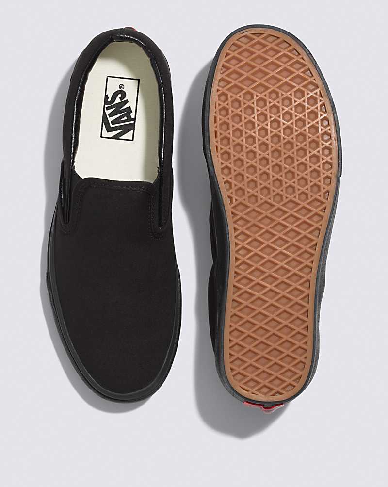 Vans Classic Slip-On Classics Shoe Men Slip On Shoes Black / Black | QY1-2327