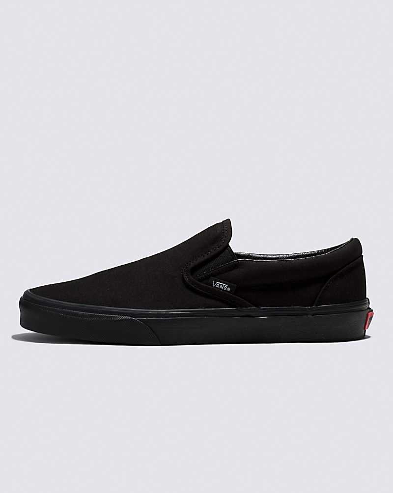 Vans Classic Slip-On Classics Shoe Men Slip On Shoes Black / Black | QY1-2327