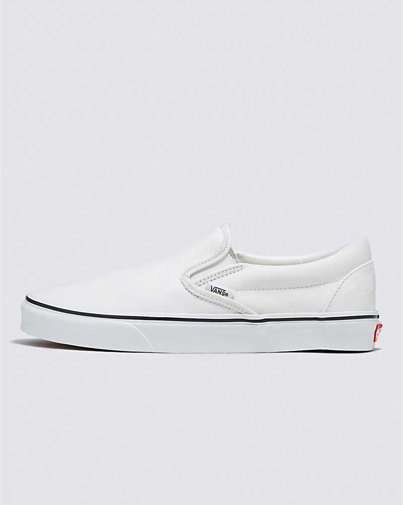 Vans Classic Slip-On Glow Checkerboard Shoe Men Slip On Shoes White | KN1-5043