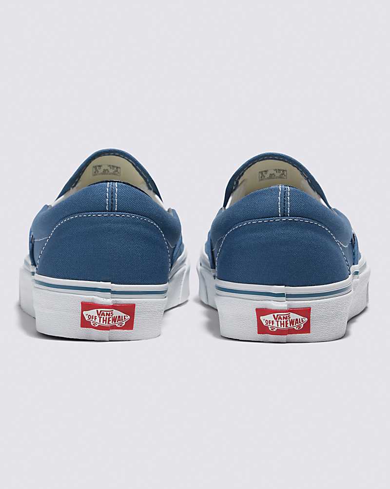 Vans Classic Slip-On Navy Classics Shoe Men Slip On Shoes Navy | NE1-1781