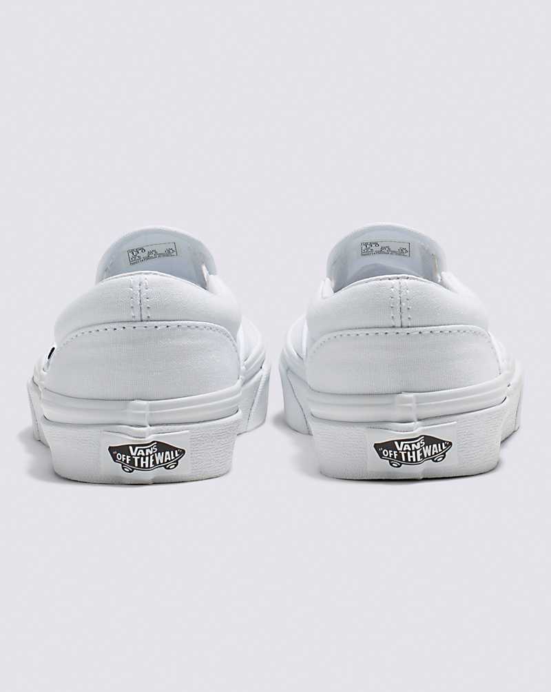 Vans Classic Slip-On Shoe Kids' Slip On Shoes White | PG1-2898