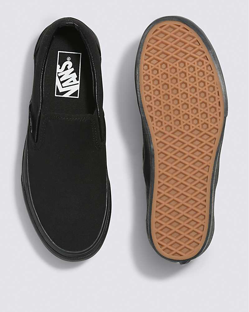 Vans Classic Slip-On Stackform Canvas Shoe Women Slip On Shoes Black / Black | RT1-4639