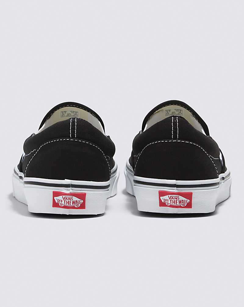 Vans Classic Slip-On Wide Classics Shoe Women Slip On Shoes Black | SM1-6622