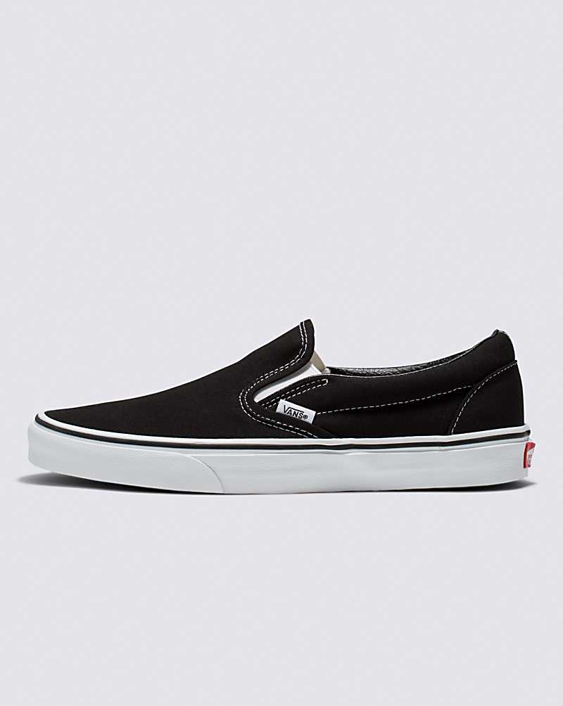 Vans Classic Slip-On Wide Classics Shoe Women Slip On Shoes Black | SM1-6622