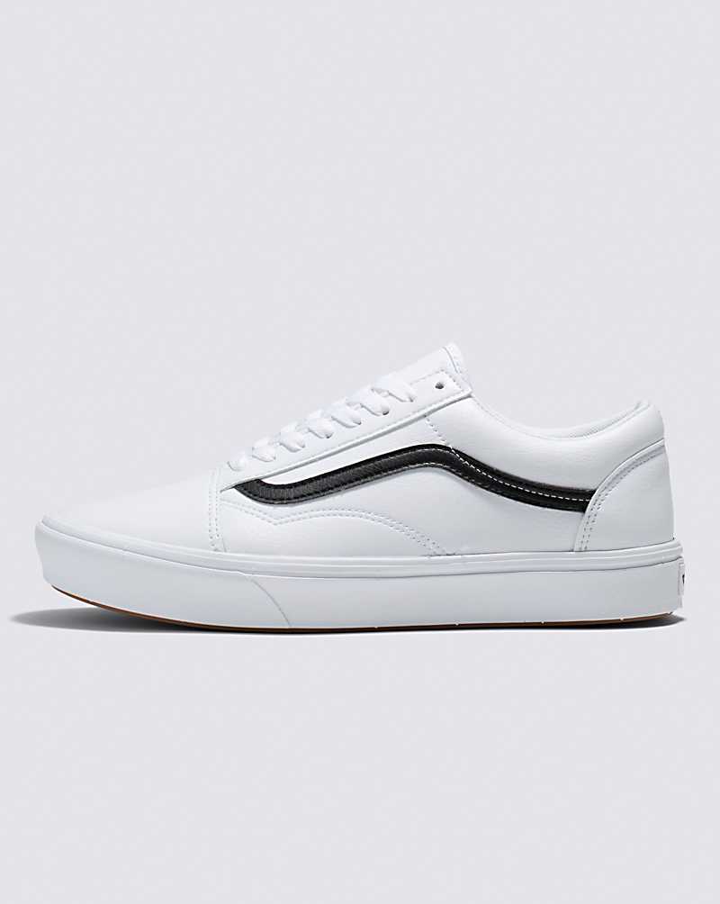 Vans Classic Tumble ComfyCush Old Skool Shoe Men Sneakers White | FI1-5540