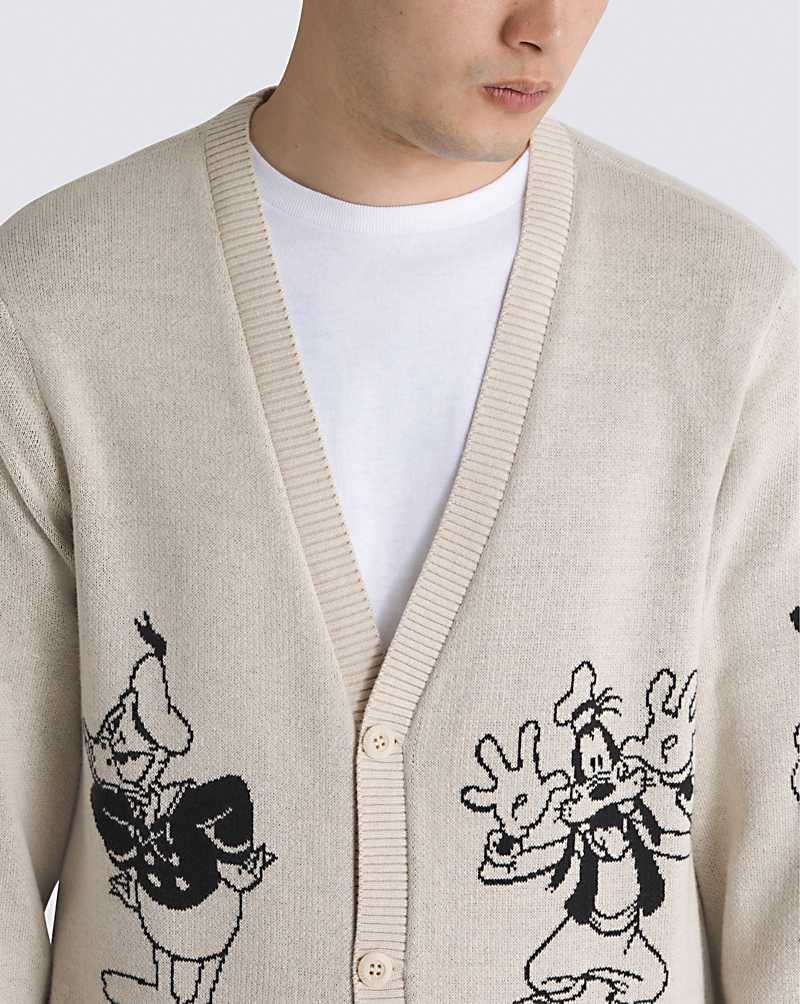 Vans Club 100 Men Cardigan Beige | HV1-6180