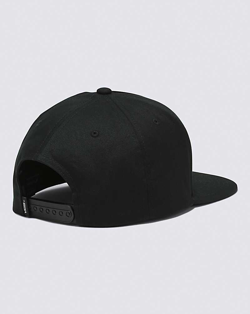 Vans Cold Crew Snapback Men Hats Black | NB1-1006