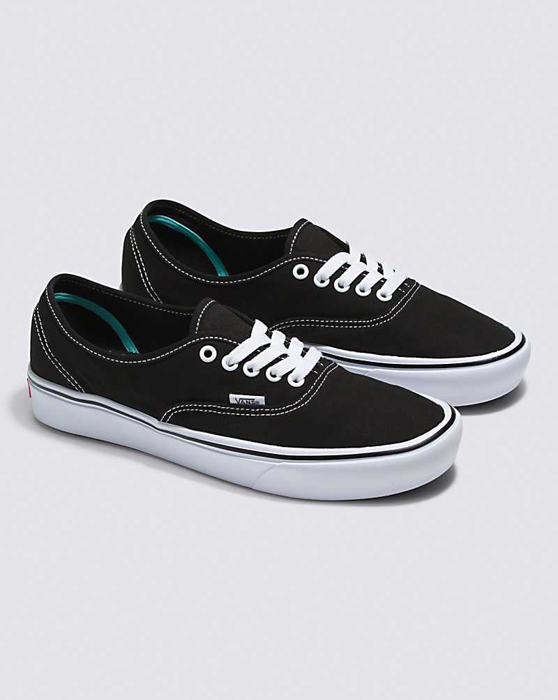 Vans ComfyCush Authentic Shoe Men Sneakers Black / White | HR1-7646