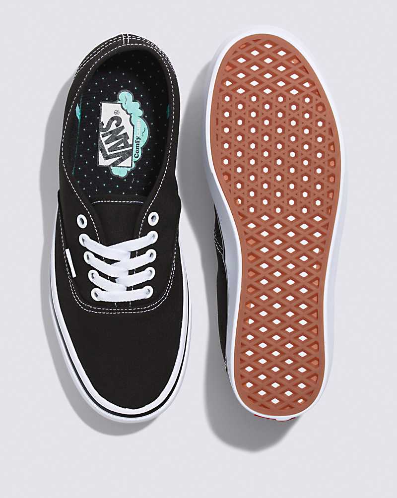 Vans ComfyCush Authentic Shoe Men Sneakers Black / White | HR1-7646