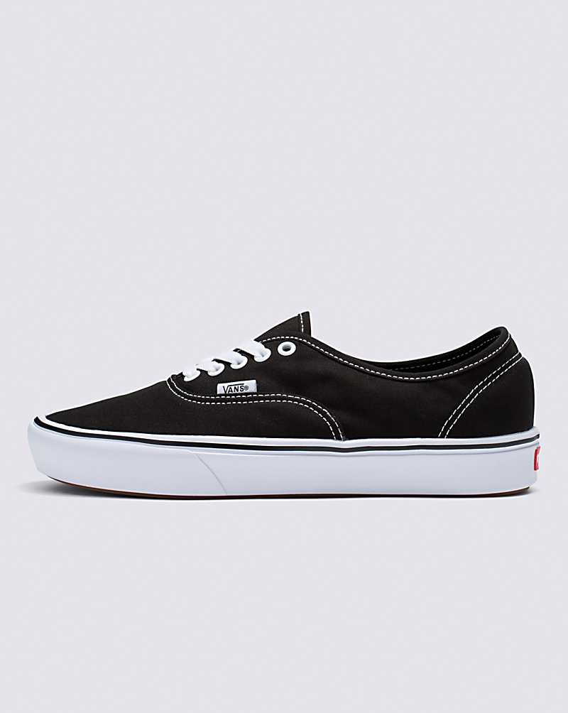 Vans ComfyCush Authentic Shoe Women Sneakers Black / White | HN1-7981