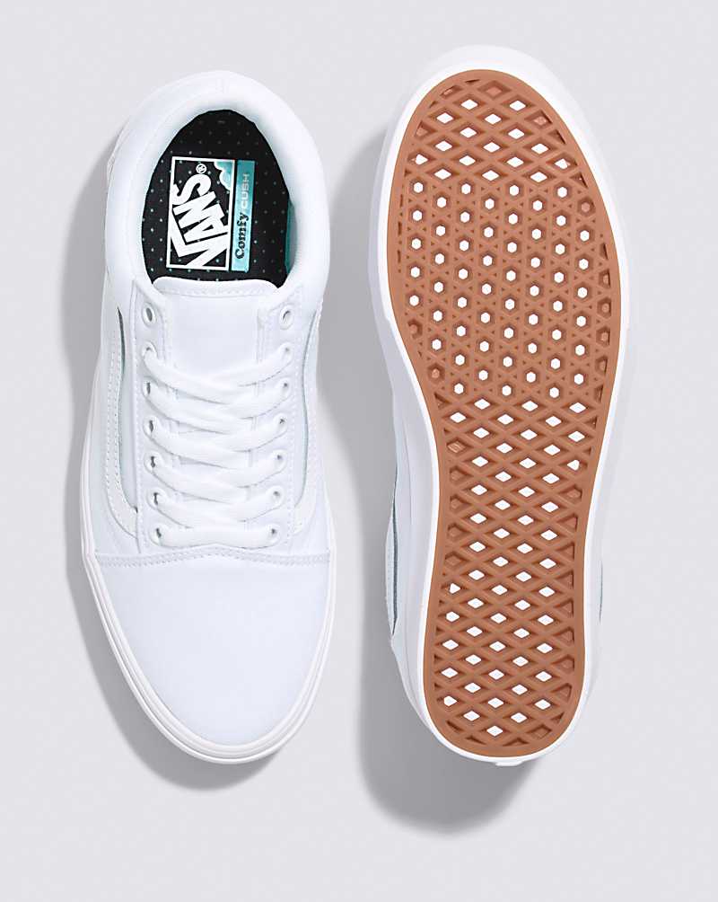 Vans ComfyCush Old Skool Shoe Men Sneakers White / White | HV1-7017