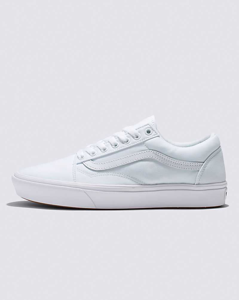 Vans ComfyCush Old Skool Shoe Men Sneakers White / White | HV1-7017