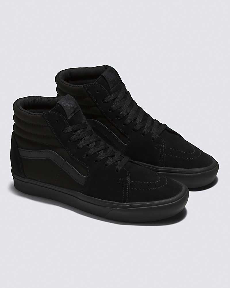 Vans ComfyCush SK8-Hi Shoe Men High Top Sneakers Black / Black | NM1-3799