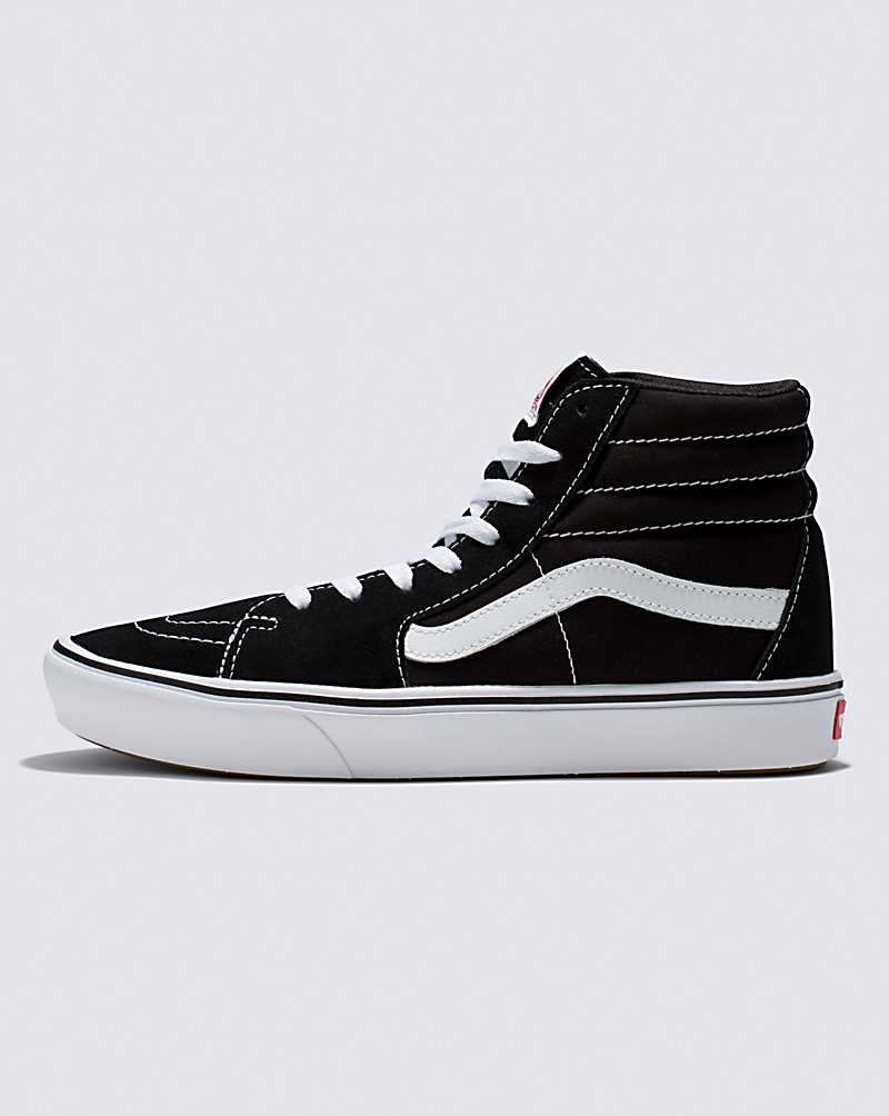 Vans ComfyCush SK8-Hi Shoe Women High Top Sneakers Black / White | DW1-1048