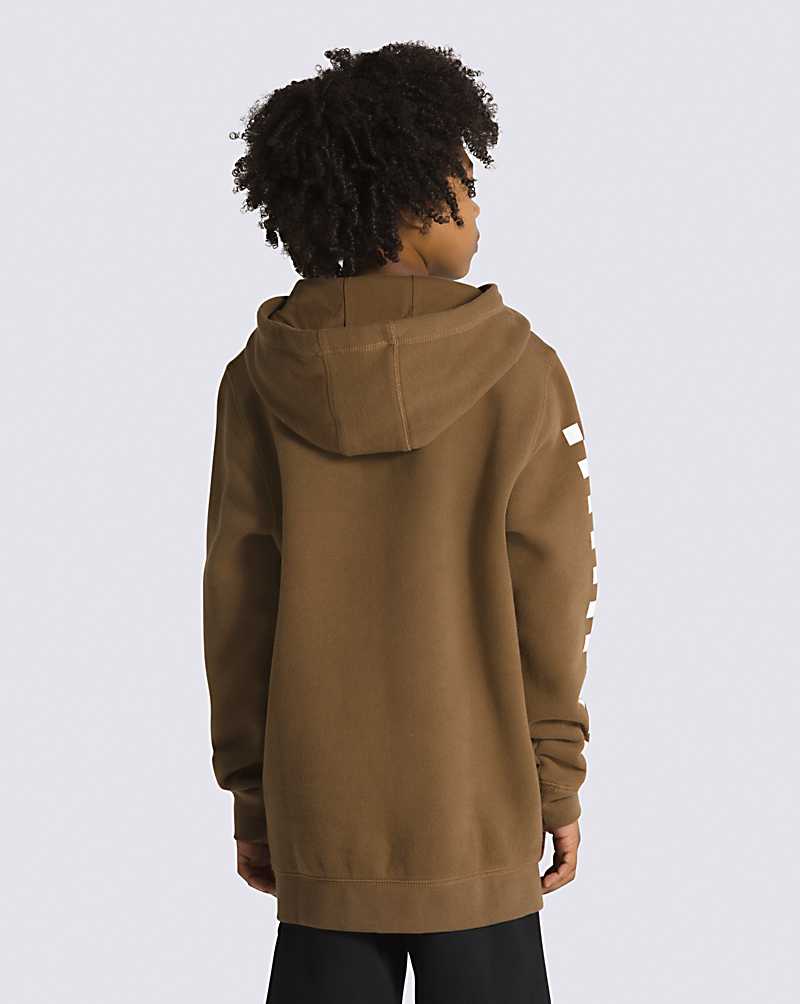 Vans Comfycush Pullover Kids' Hoodie Dark Yellow | AV1-3897