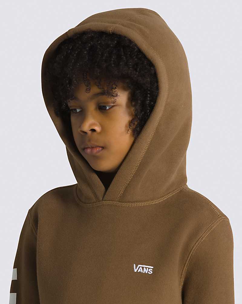 Vans Comfycush Pullover Kids' Hoodie Dark Yellow | AV1-3897