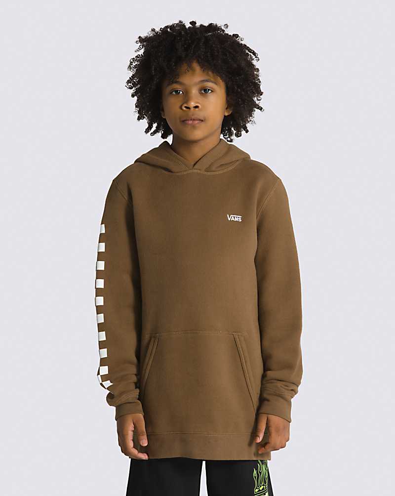 Vans Comfycush Pullover Kids\' Hoodie Dark Yellow | AV1-3897