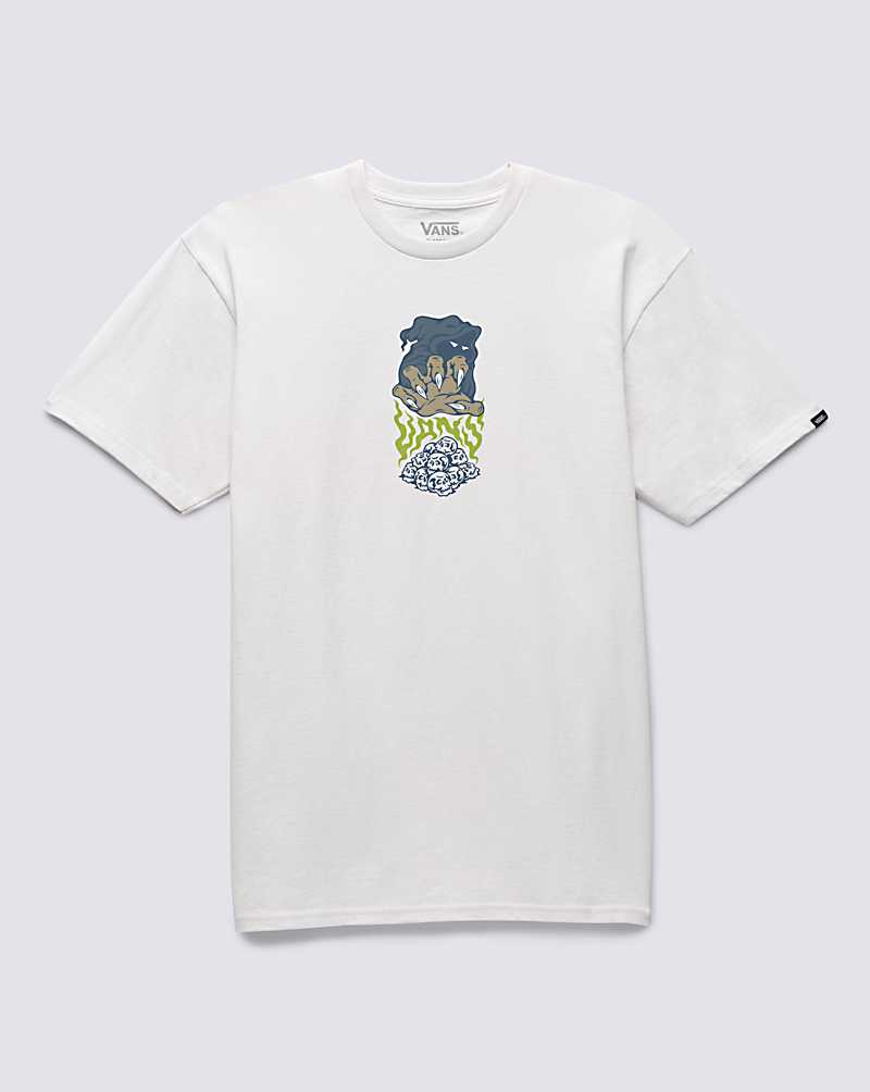 Vans Conjuring Dirt Men T Shirts White | NS1-1805