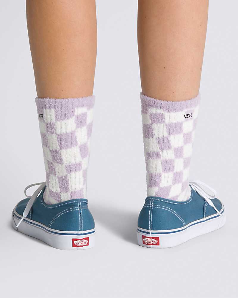 Vans Cozy Crew Women Socks Purple | MO1-9543