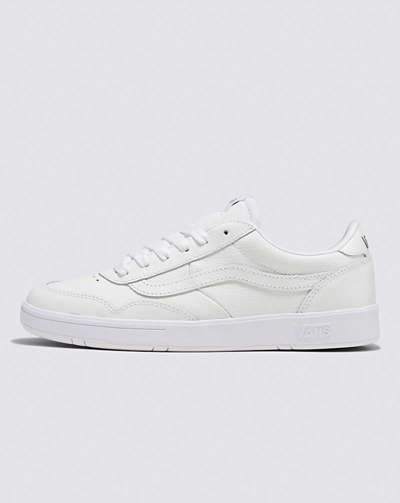 Vans Cruze Too ComfyCush Leather Shoe Women Sneakers White / White | EO1-1492