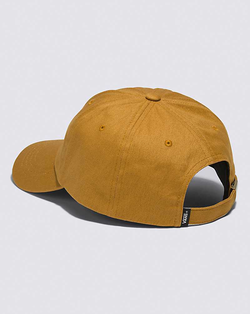 Vans Curved Bill Jockey Men Hats Gold Brown | EW1-5619