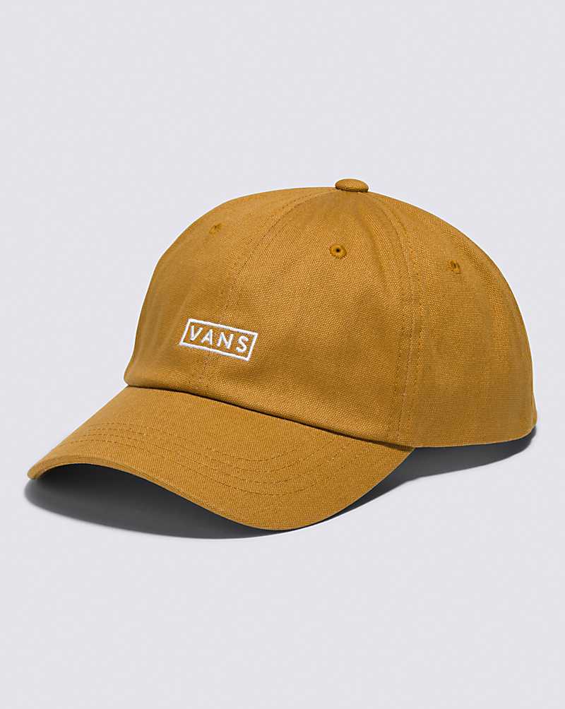 Vans Curved Bill Jockey Men Hats Gold Brown | EW1-5619