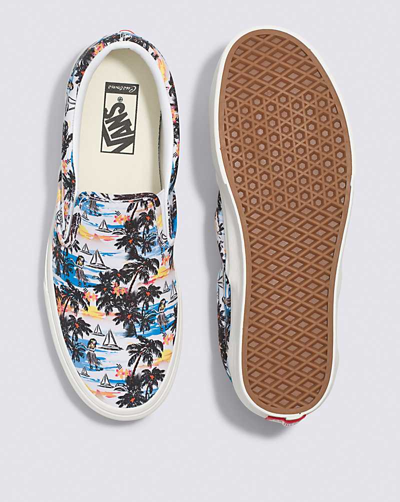 Vans Customs Aloha Slip-On Men Slip On Shoes Multicolor | MK1-9492