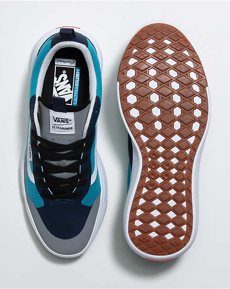 Vans Customs Barrier Reef UltraRange EXO Women Casual Shoes Turquoise / Grey / Black | TF1-9813