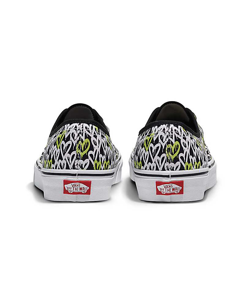 Vans Customs Library Graffitti Hearts Authentic Shoe Women Sneakers Multicolor | FJ1-4726