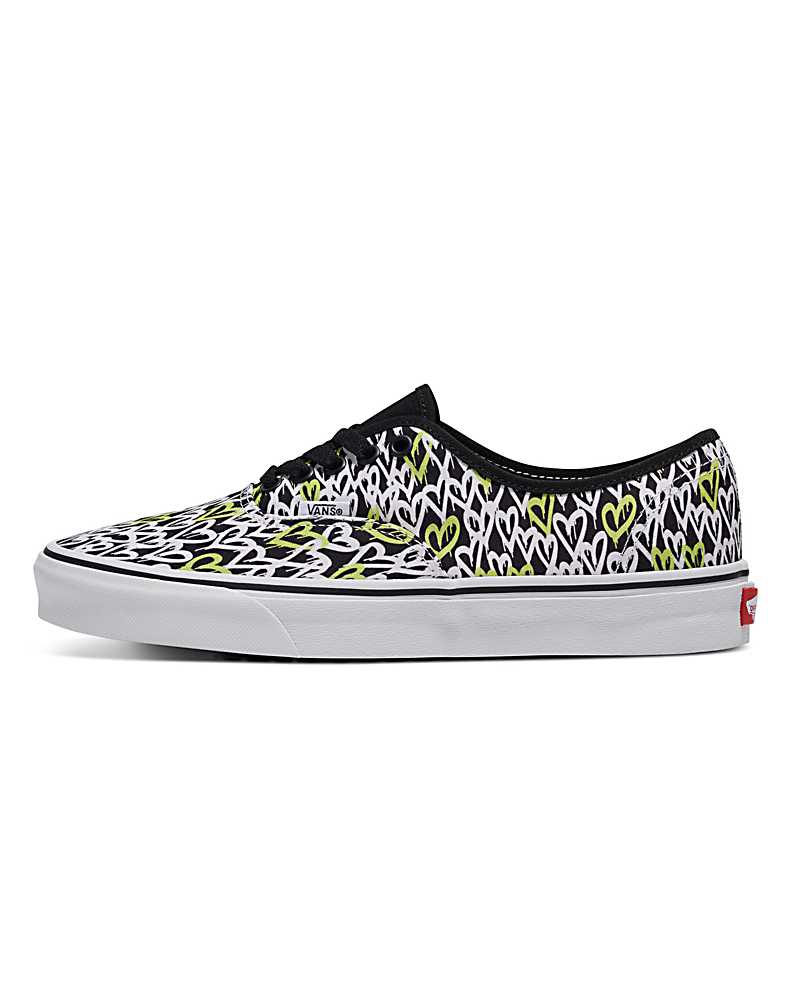 Vans Customs Library Graffitti Hearts Authentic Shoe Women Sneakers Multicolor | FJ1-4726