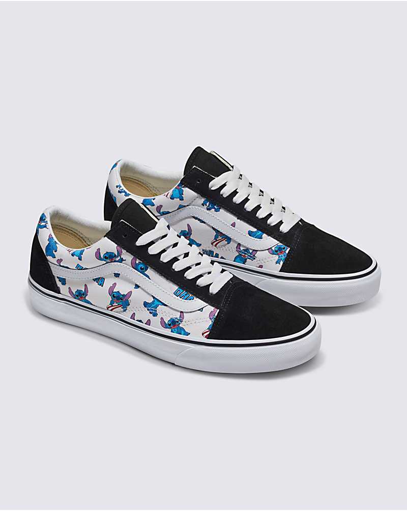 Vans Customs Lilo & Stitch Old Skool Shoe Women Sneakers Black / Multicolor | BJ1-3566