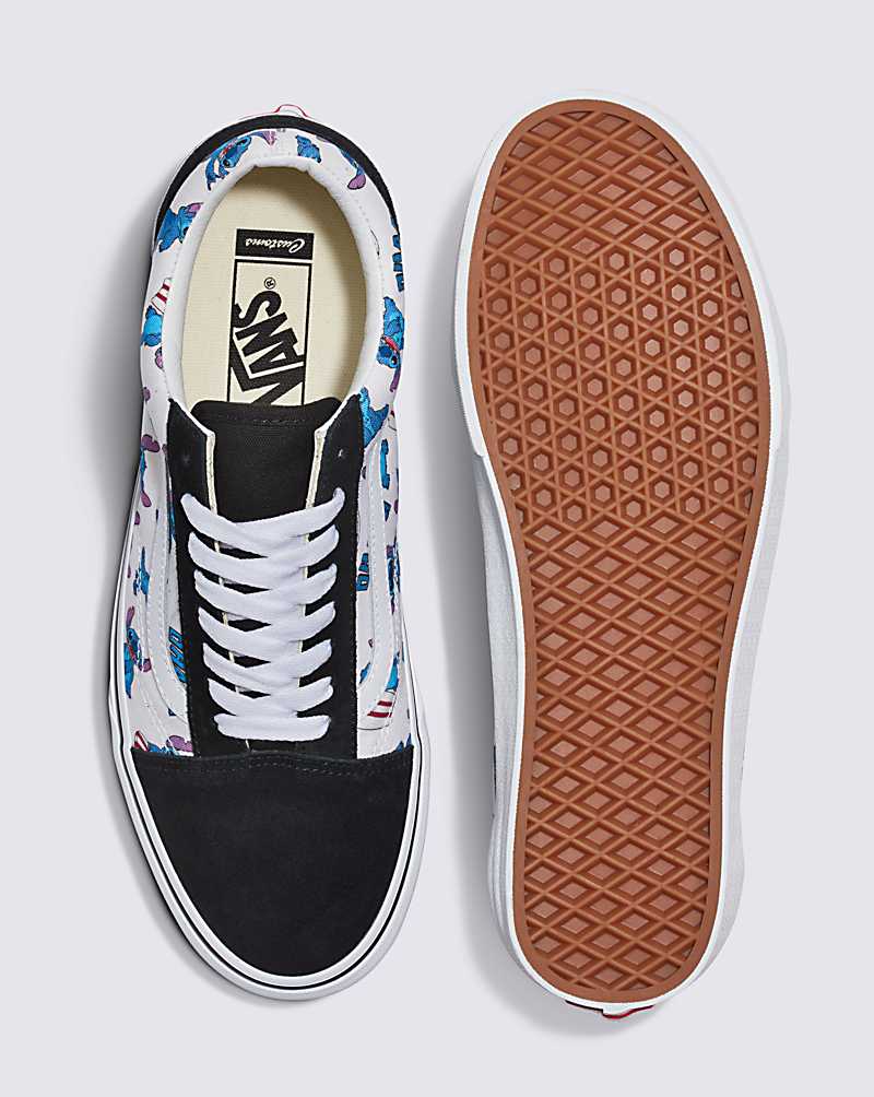 Vans Customs Lilo & Stitch Old Skool Shoe Women Sneakers Black / Multicolor | BJ1-3566