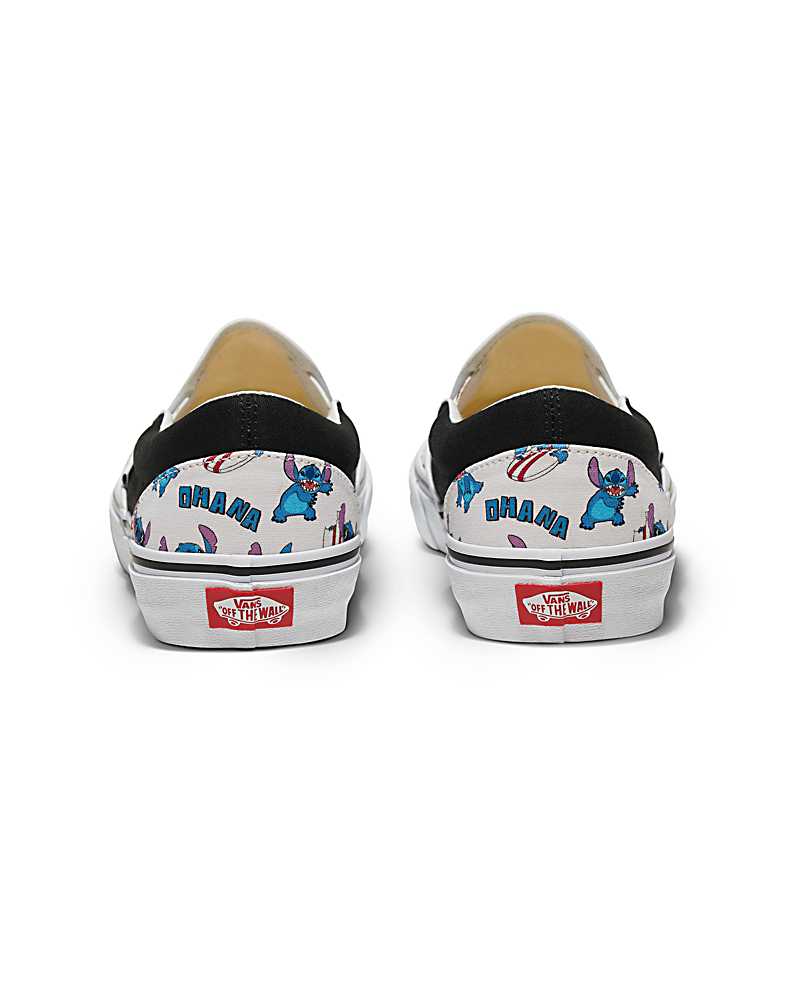 Vans Customs Lilo & Stitch Slip-On Shoe Men Slip On Shoes Black / Multicolor | DD1-0354