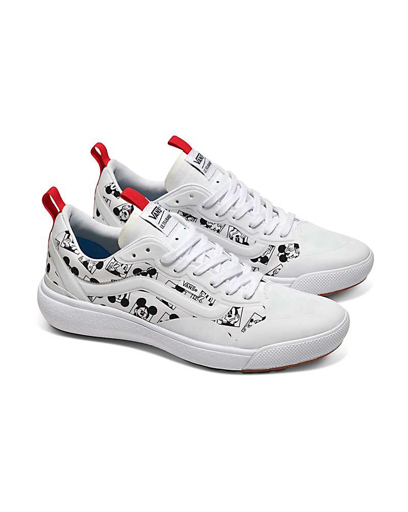 Vans Customs Mickey UltraRange EXO Shoe Men Casual Shoes White | CU1-8376